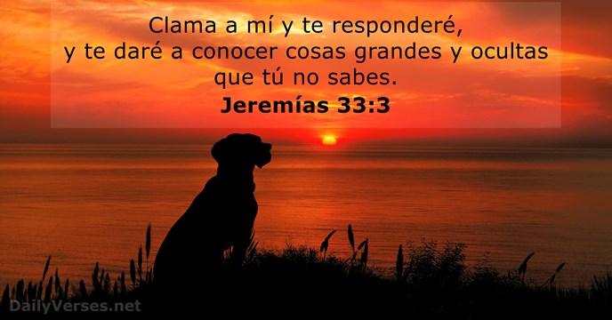 Jeremías 33:3