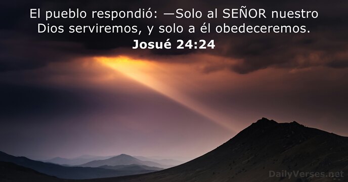 Josué 24:24