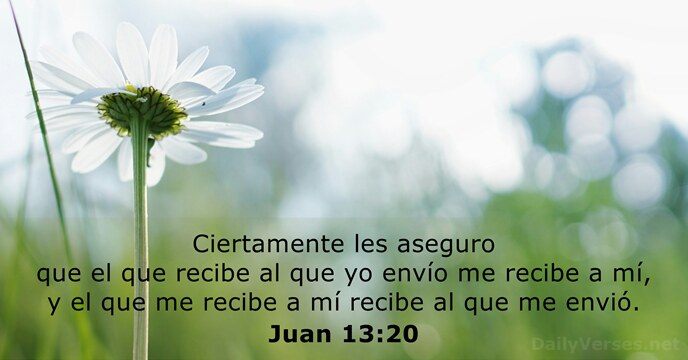 Juan 13:20