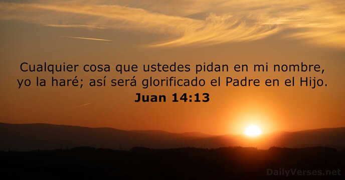 Juan 14:13