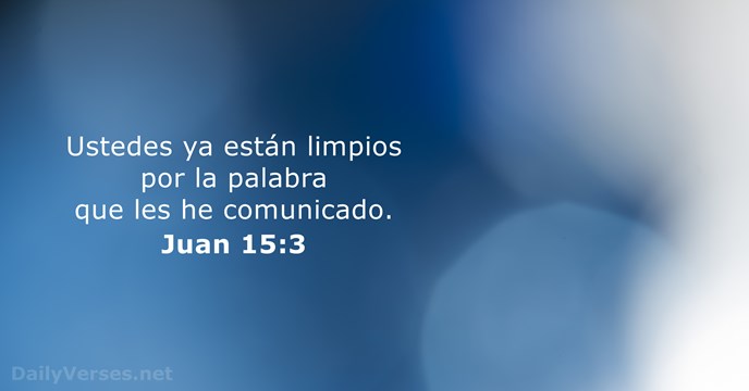 Juan 15:3