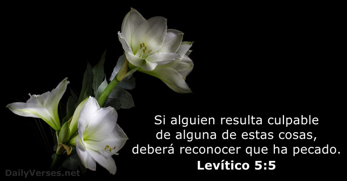 Levítico 5:5