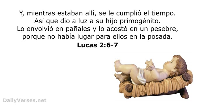 Lucas 2:6-7