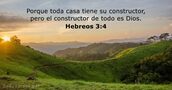 Hebreos 3:4