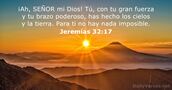 Jeremías 32:17
