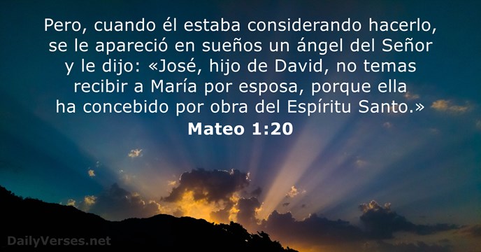 Mateo 1:20