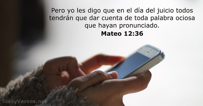 Mateo 12:36