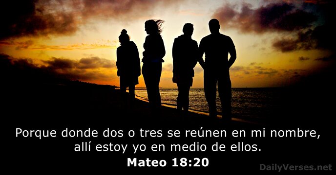 Mateo 18:20