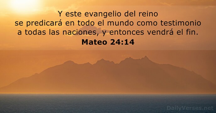 Mateo 24:14