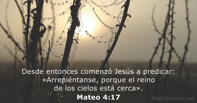 Mateo 4:17