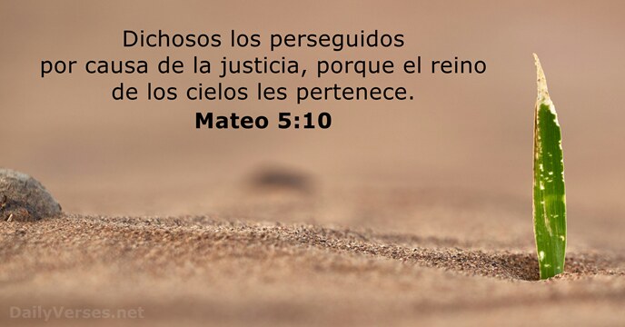 Mateo 5:10