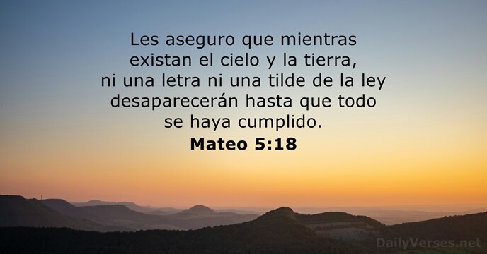 Mateo 5:18