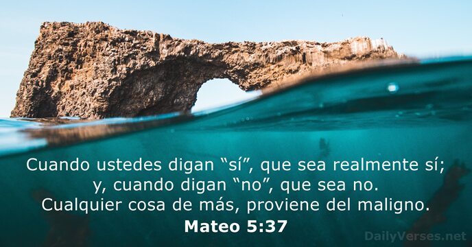 Mateo 5:37