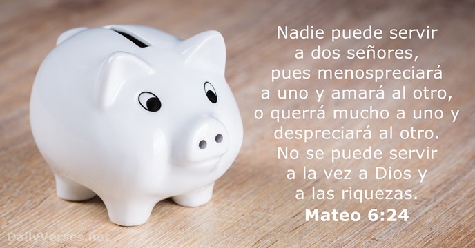 Mateo 6:24