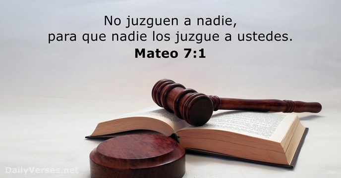 Mateo 7:1