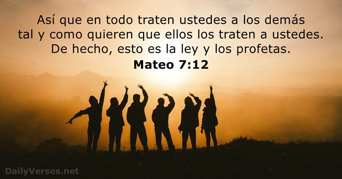 Mateo 7:12