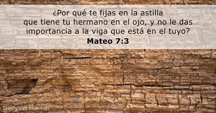 Mateo 7:3