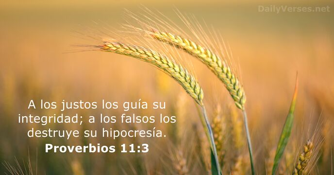 A los justos los guía su integridad; a los falsos los destruye su hipocresía. Proverbios 11:3