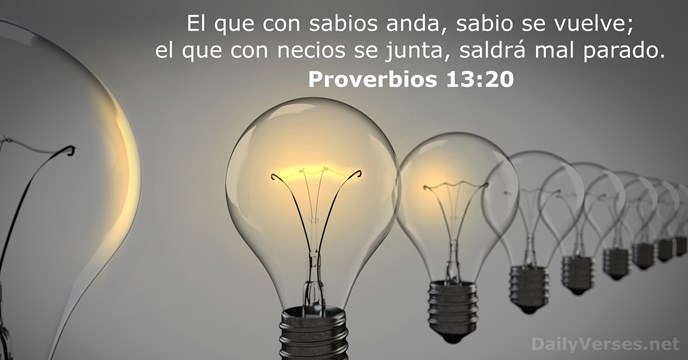 Proverbios 13:20