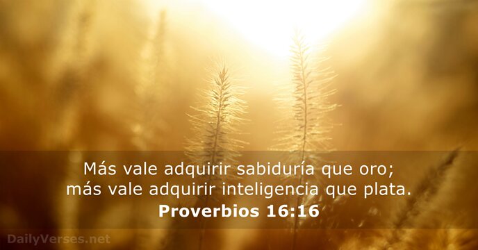 Proverbios 16:16