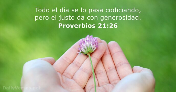 Proverbios 21:26