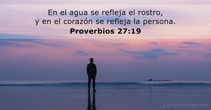 Proverbios 27:19