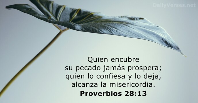 Proverbios 28:13