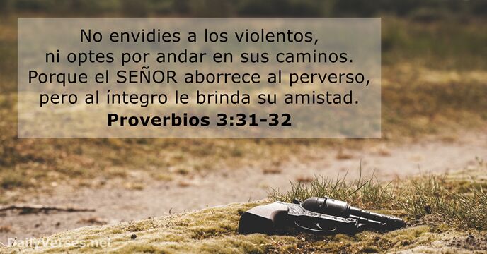 Proverbios 3:31-32