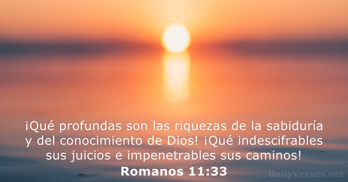 Romanos 11:33