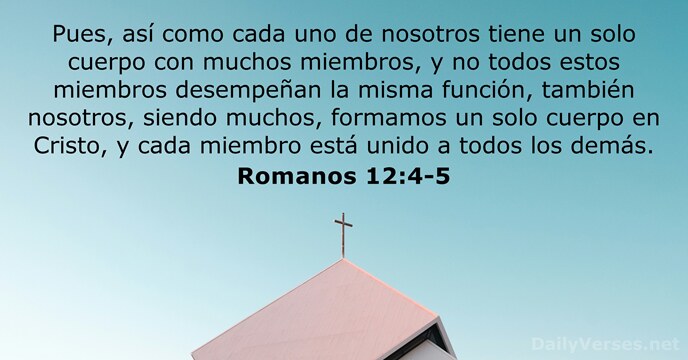 Romanos 12:4-5