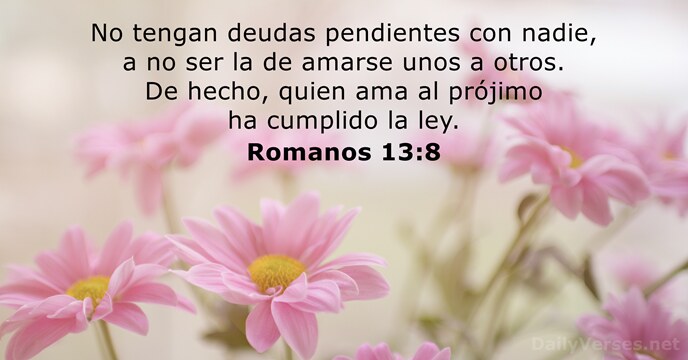 Romanos 13:8