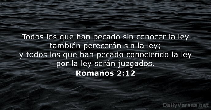 Romanos 2:12