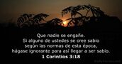 1 Corintios 3:18