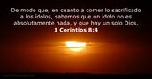 1 Corintios 8:4