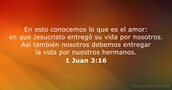 1 Juan 3:16