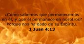 1 Juan 4:13