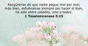 1 Tesalonicenses 5:15
