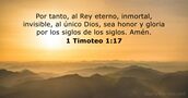 1 Timoteo 1:17