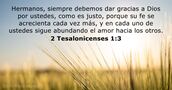 2 Tesalonicenses 1:3