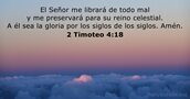 2 Timoteo 4:18