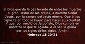 Hebreos 13:20-21