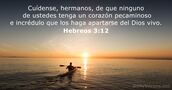 Hebreos 3:12