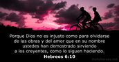Hebreos 6:10
