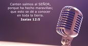 Isaías 12:5