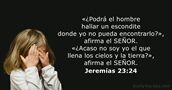 Jeremías 23:24