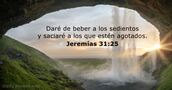 Jeremías 31:25