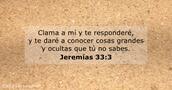 Jeremías 33:3