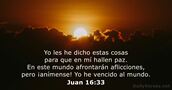Juan 16:33