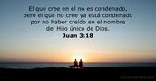 Juan 3:18
