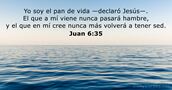 Juan 6:35